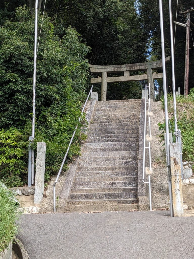 阿方清水天満宮の境内の様子